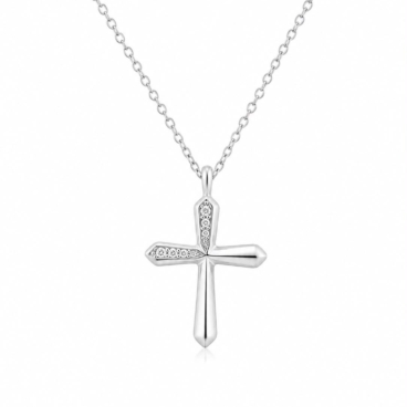 colier cruce argint 925 an 42