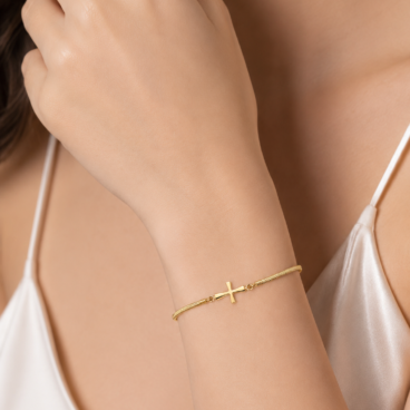 bratara cruciulita aur 14k bbb77