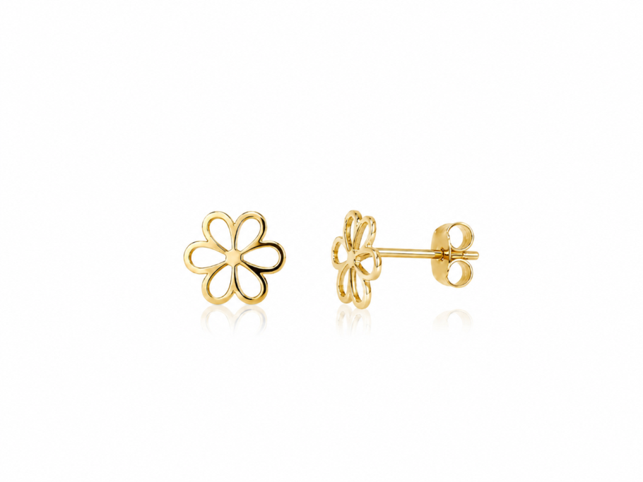 Cercei Floare Aur 14K CC-23