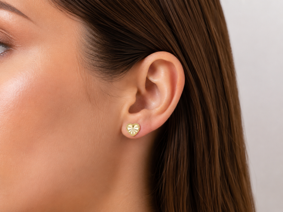 Cercei Inima Aur 14K CC-41
