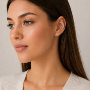 cercei inima aur 14k cc 61