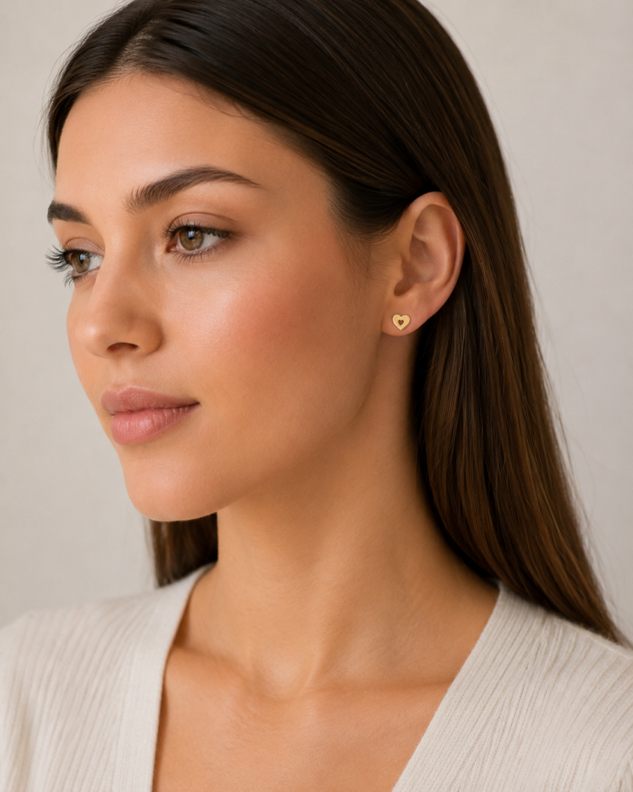 Cercei Inima Aur 14K CC-61