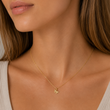 colier fluturas aur 14k nn 78