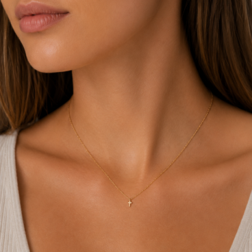 colier cu cruciulita aur 14k nn 82