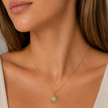 colier cu perla aur 14k nn 92