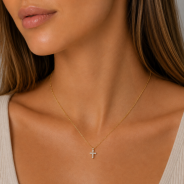 colier cu cruciulita aur 14k nn 89