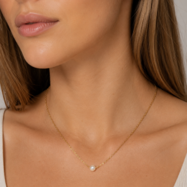 colier cu perla aur 14k nn 92