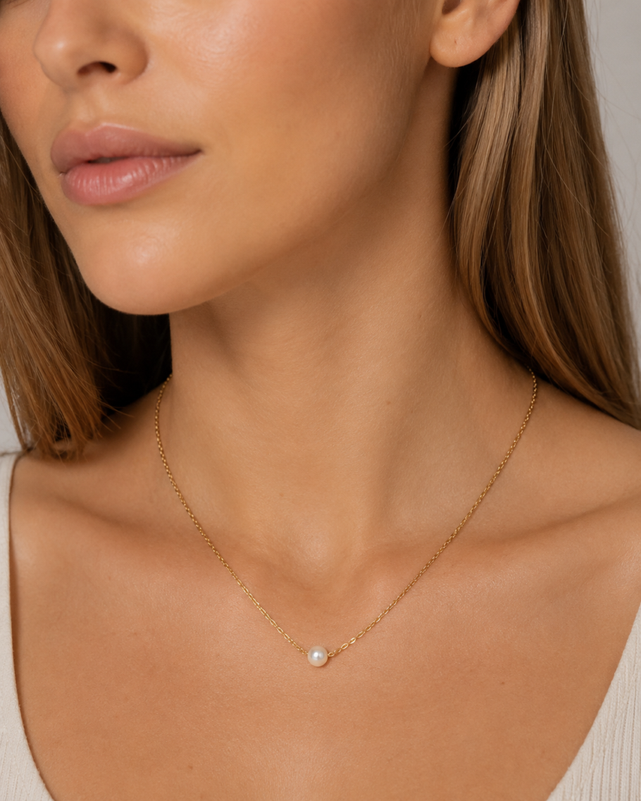 Colier Cu Perla Aur 14K NN-92