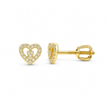 cercei cu protectie copii aur 14k cpr73