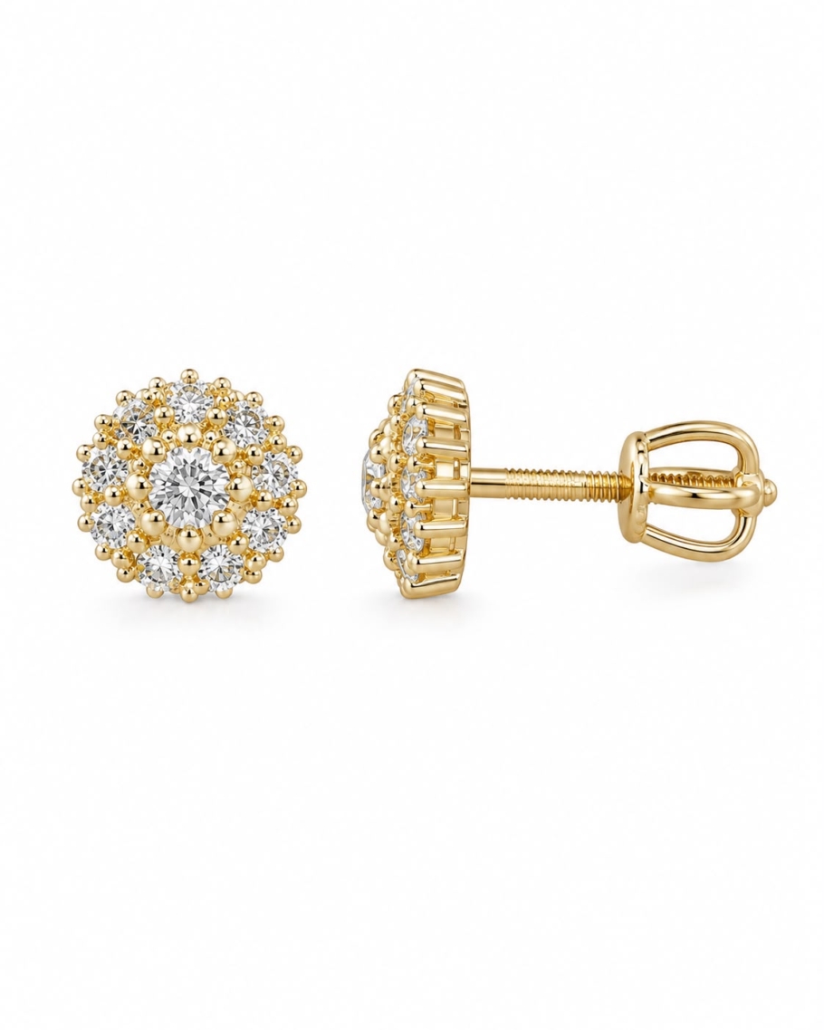 Cercei Cu Protectie Copii Aur 14K CPR71