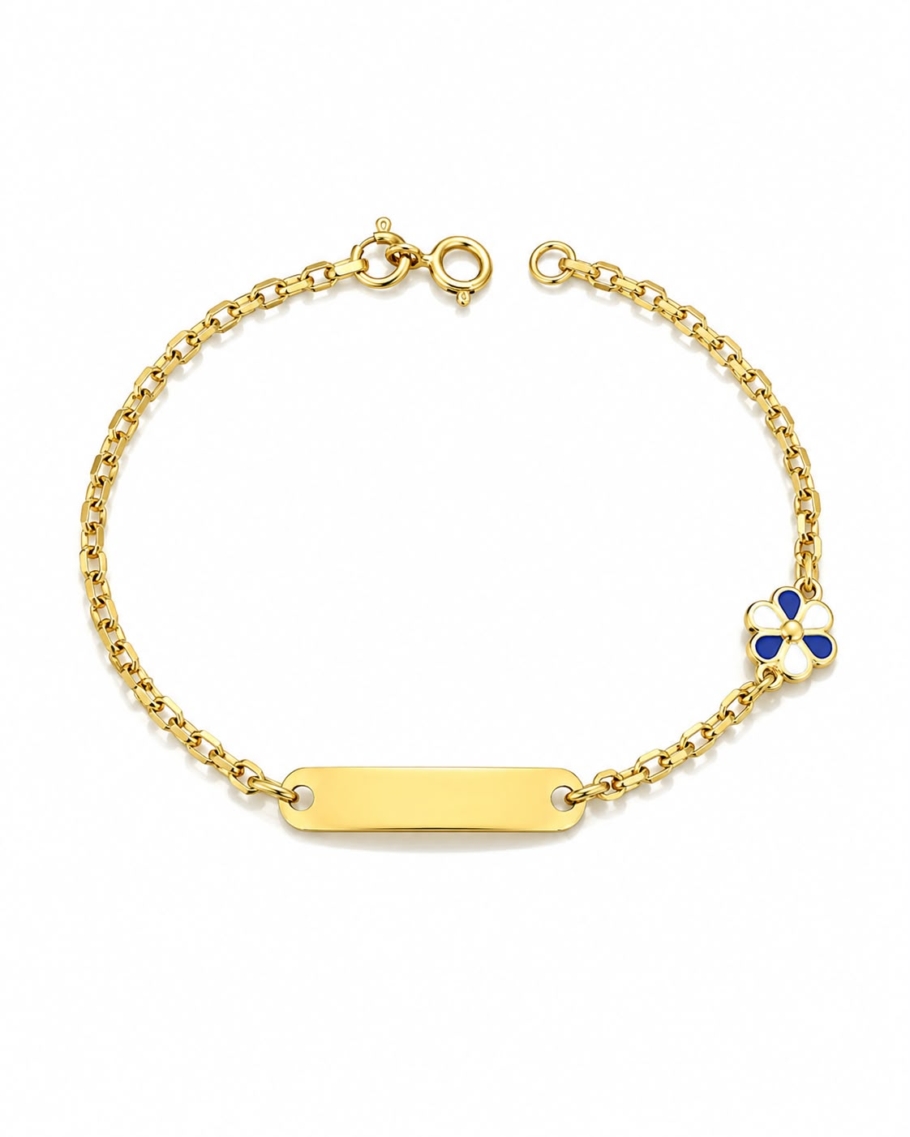 Bratara Copii Cu Floare Aur 14K BC-45