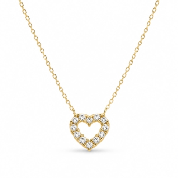 colier inima aur 14k nn 79