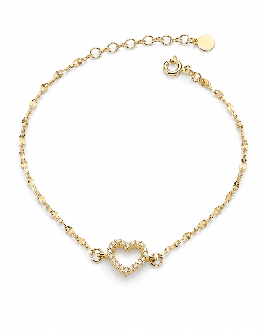 Bratara Inima Aur 14K BB-74