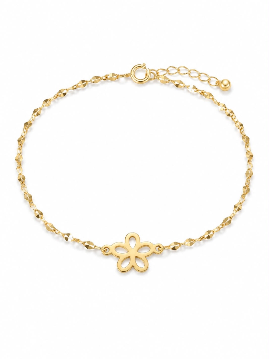 Bratara Cu Floare Aur 14K BB-73