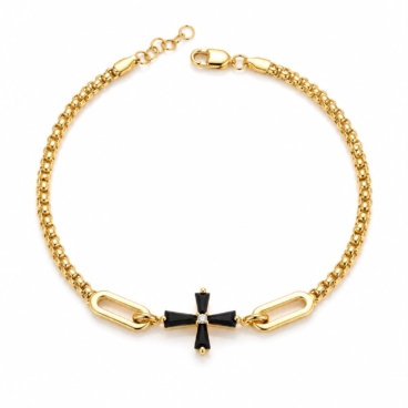 bratara cu cruciulita aur 14k bb 98
