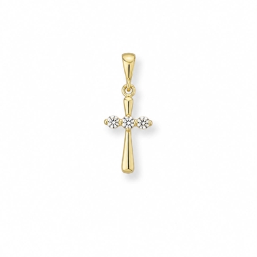 pandantiv cruciulita aur 14k ppp44