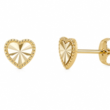 cercei inima aur 14k cc 41