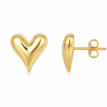 cercei inima aur 14k cc 34