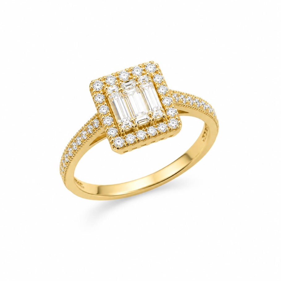 Inel Aur 14K I-87