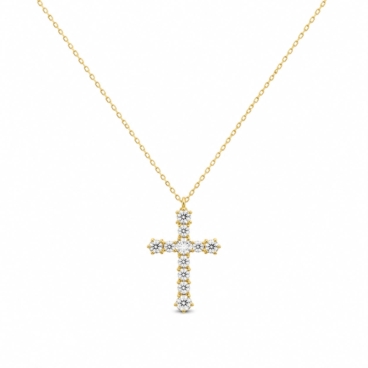 colier cu cruciulita aur 14k nn 89