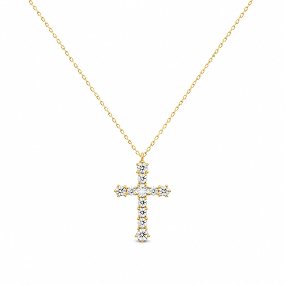 Colier Cu Cruciulita Aur 14K NN-89