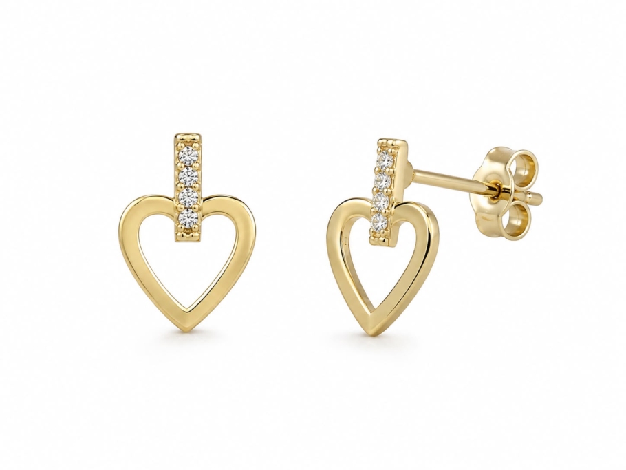 Cercei Inima Aur 14K CC-53