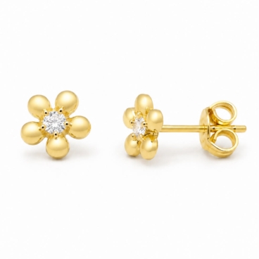 cercei floare aur 14k cc 59