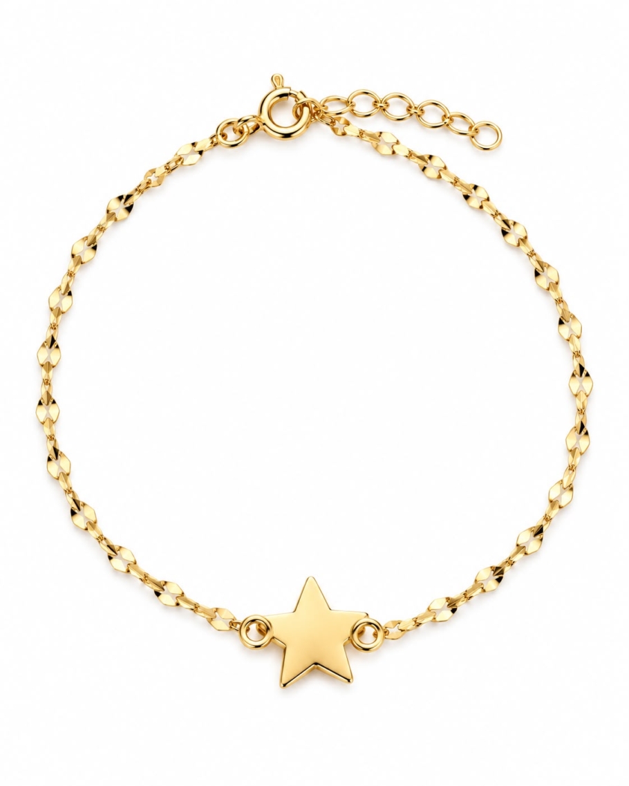 Bratara Cu Steluta Aur 14K BBB91