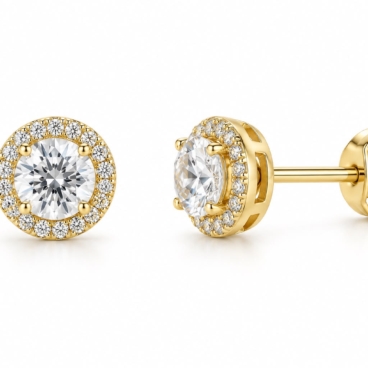 cercei aur 14k cc 66